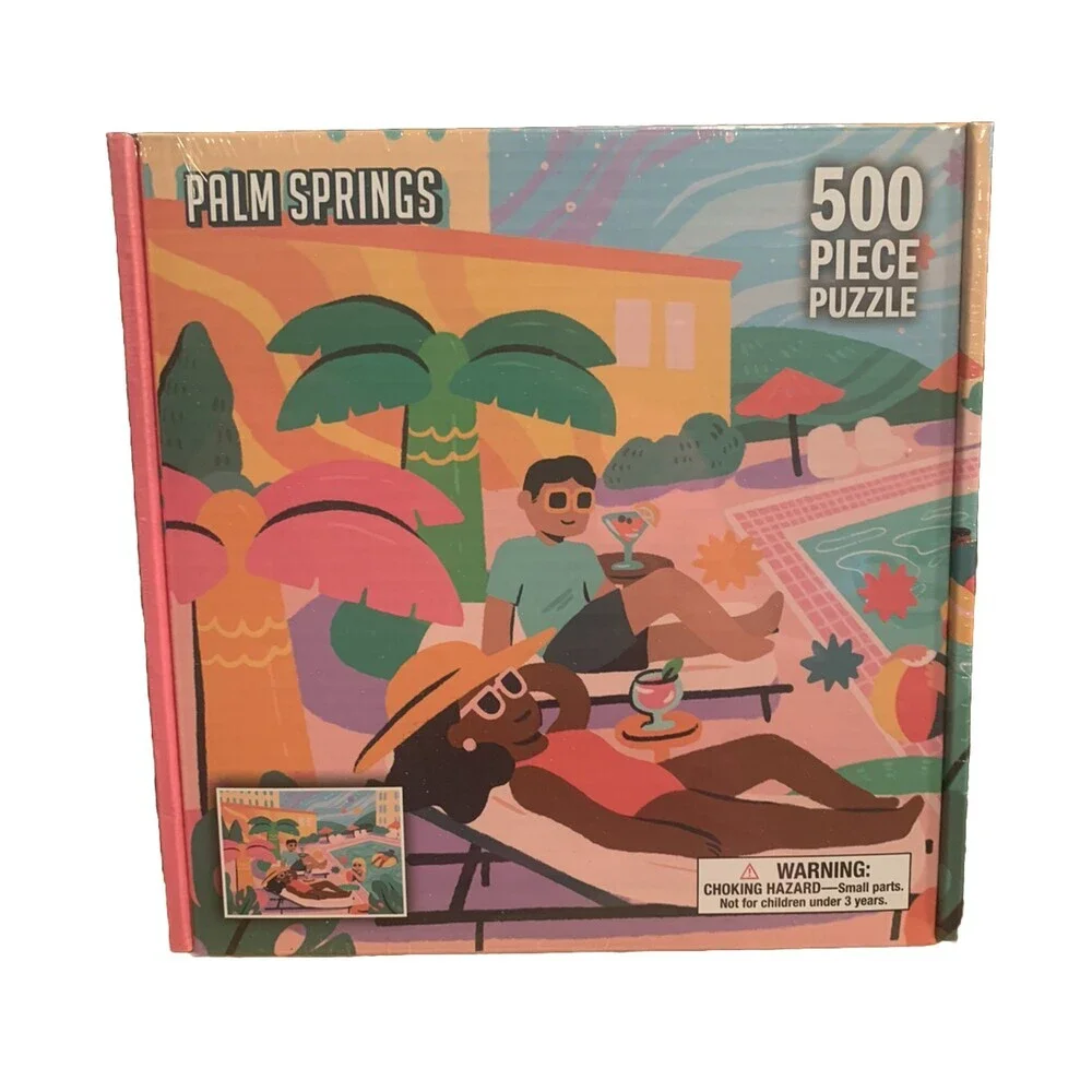 Palm Springs 500 Piece Puzzle By Jess I